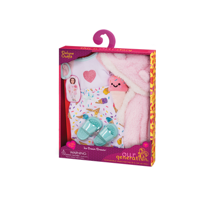 Pajama & Robe Outfit for 18-inch Dolls