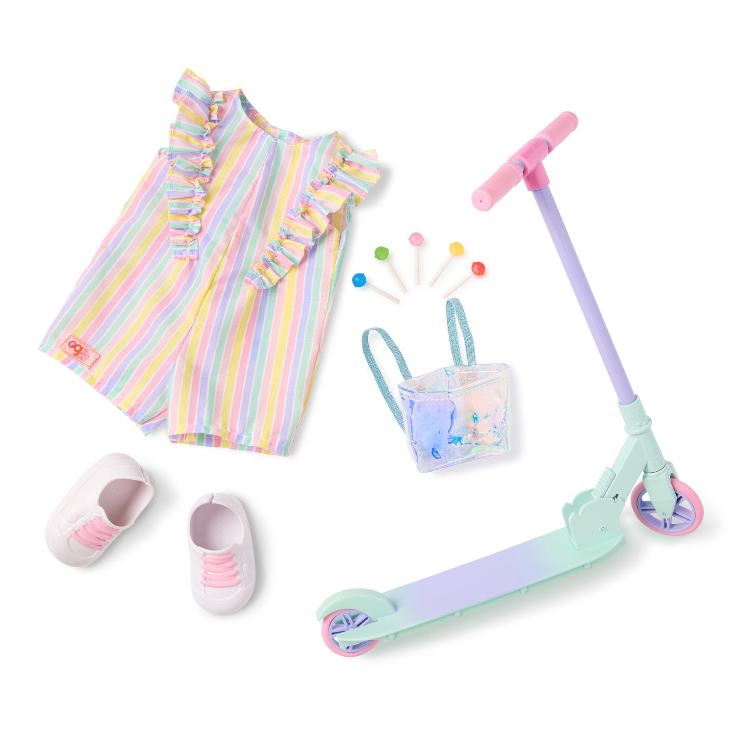 18-inch Doll Scooter & Outfit