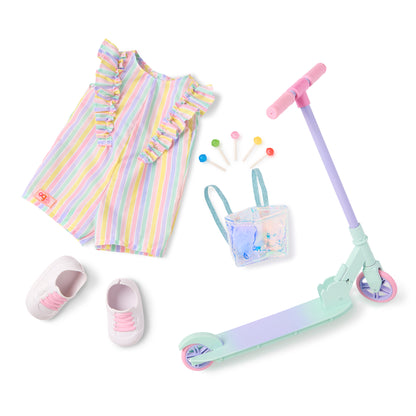 18-inch Doll Scooter & Outfit