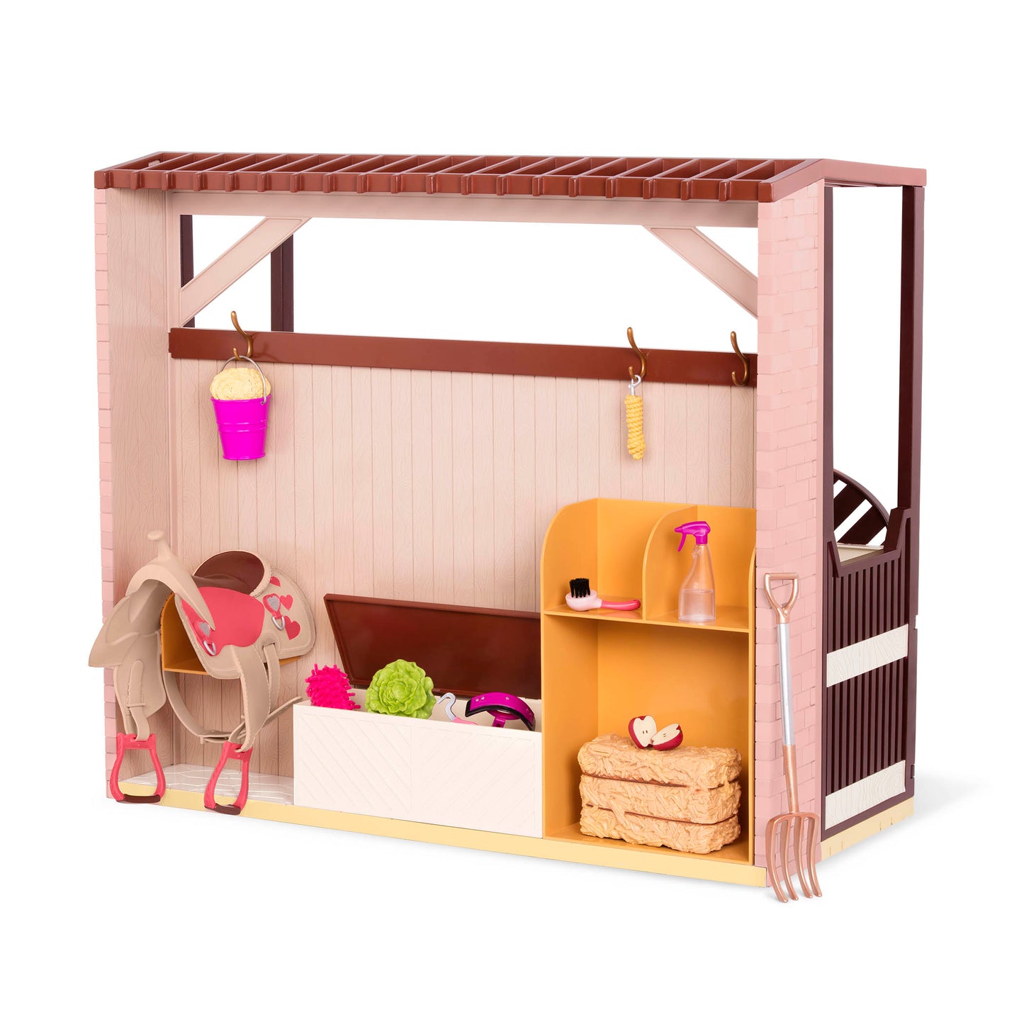 Horse Stable Playset for 18-inch Dolls