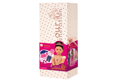 OG CLASSIC DOLL AMORA & GIFT SET 18INCH BROWN HAIR