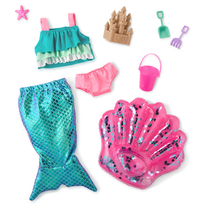 18-inch Doll Swimsuit & Accessories