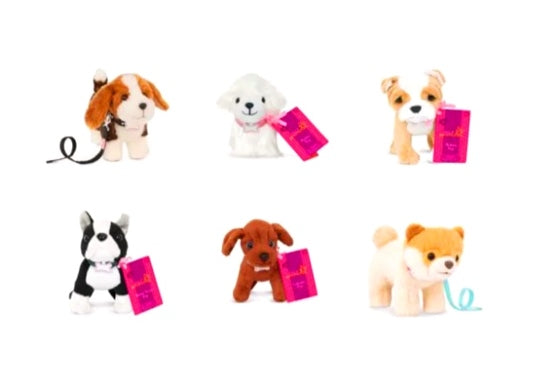 OG 6" STANDING PLUSH PUP ASSORTMENT
