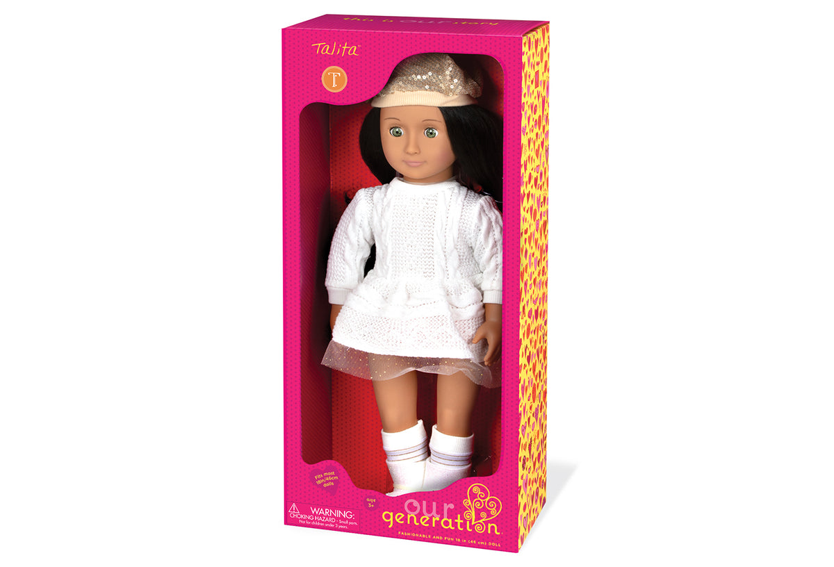 OG CLASSIC DOLL TALITA 18INCH BLACK HAIR